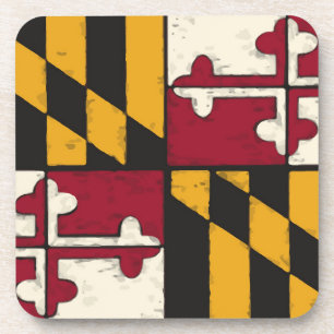 Maryland State Flag Coaster