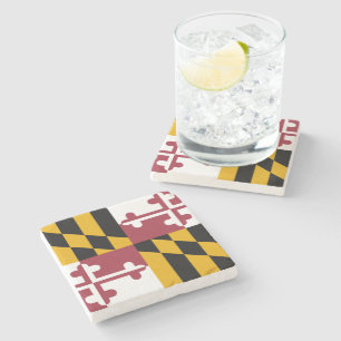 Maryland State Flag Coasters