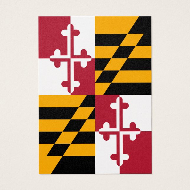 Maryland State Flag Colors Decor (Front)