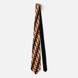 Maryland State Flag Colours Tie