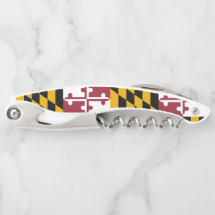 Maryland State Flag Corkscrew