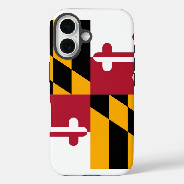 Maryland State Flag Design Case-Mate iPhone Case (Back)
