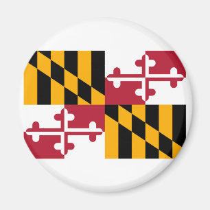 Maryland State Flag Design Magnet