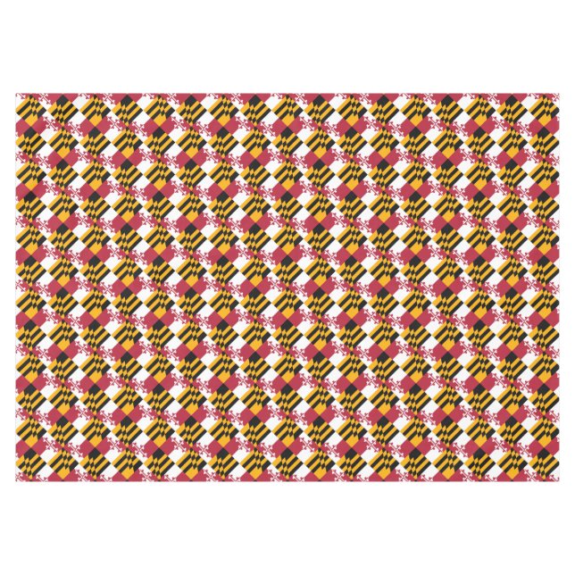 Maryland State Flag Festive Design Tablecloth (Front (Horizontal))