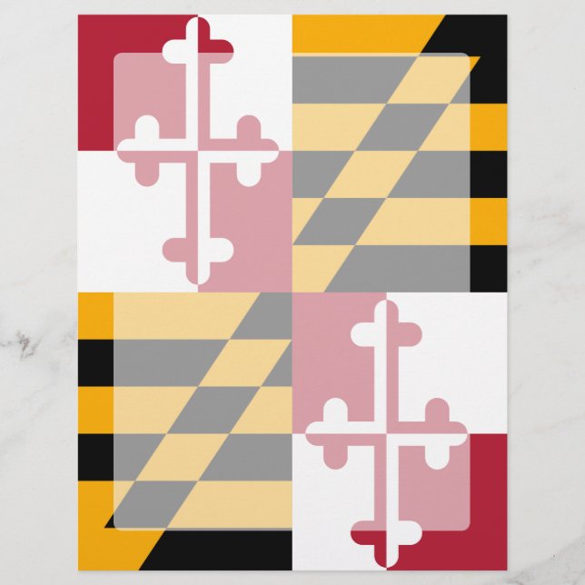 Maryland State Flag Graphic (Front)