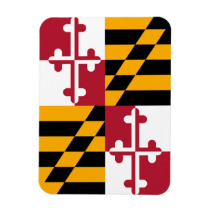 Maryland State Flag Graphic Magnet