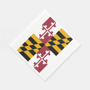 Maryland State Flag Napkin