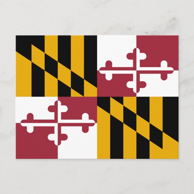 Maryland State Flag Postcard (Front)