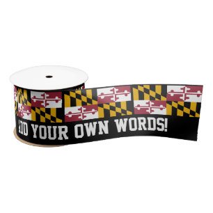 Maryland State Flag Satin Ribbon