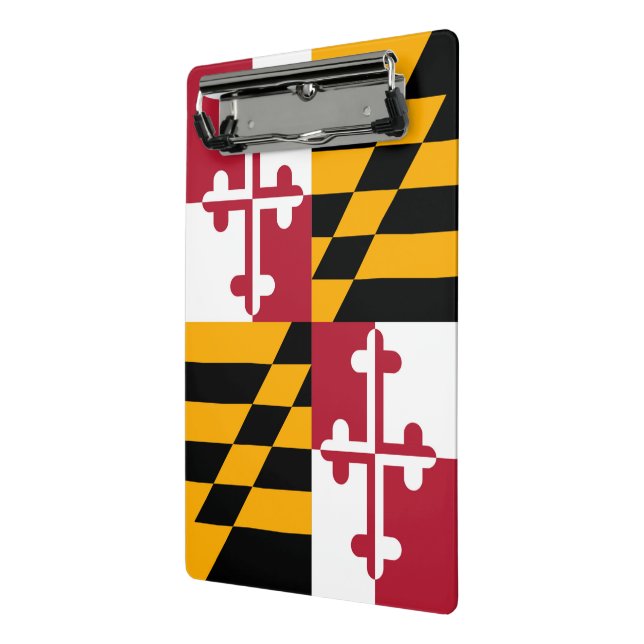 Maryland State Flag Style Decor Mini Clipboard (Angled2)