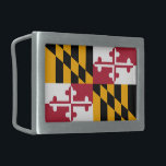 Maryland State Flag Stylish Rectangular Belt Buckle<br><div class="desc">Here's a stylish Maryland State Flag presented on a variety of popular products. A great gift idea for all occasions and anyone in for a visit. Here's a selection of custom Maryland designs available on fine hats for everyone. Use the "Ask this Designer" link to contact us with your special...</div>