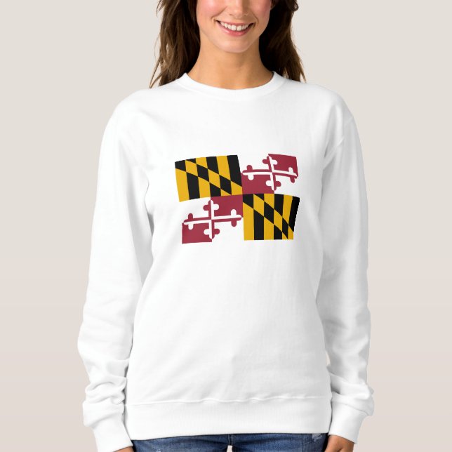 Maryland State Flag Sweatshirt (Front)