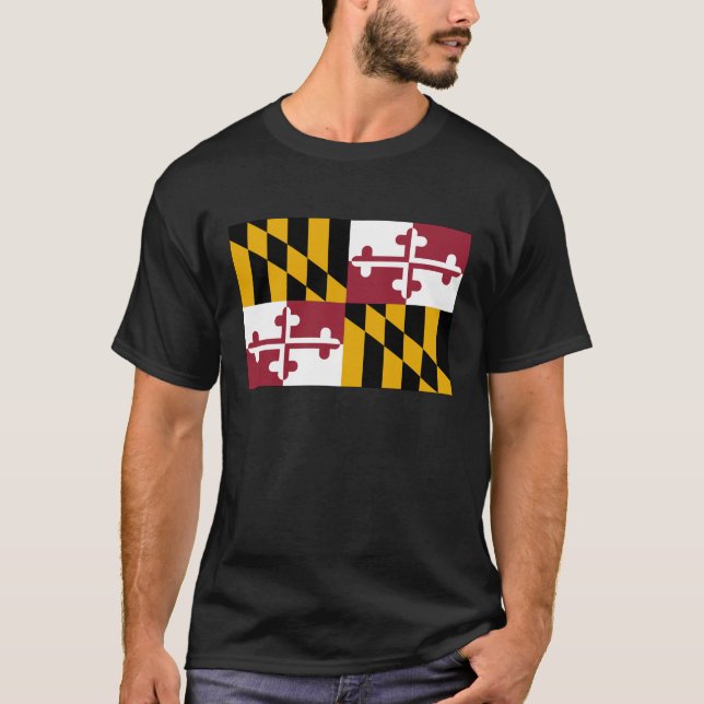Maryland State Flag T-Shirt (Front)