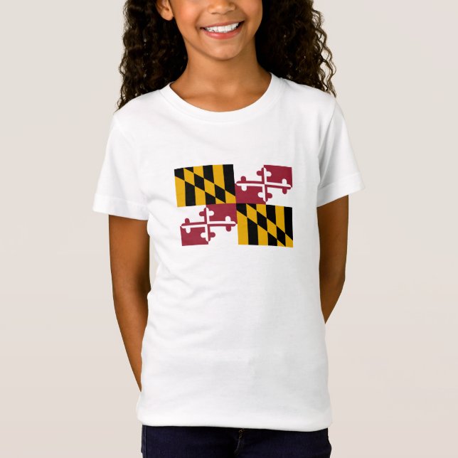 Maryland State Flag T-Shirt (Front)
