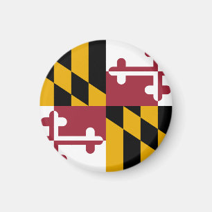 Maryland State Flag USA Magnet
