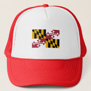 Maryland State Flag USA Trucker Hat