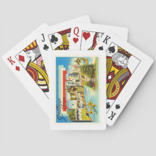 Maryland State MD Old Vintage Travel Postcard- Playing Cards