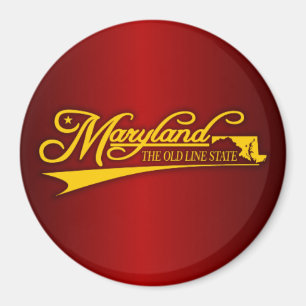 Maryland State of Mine Magnet