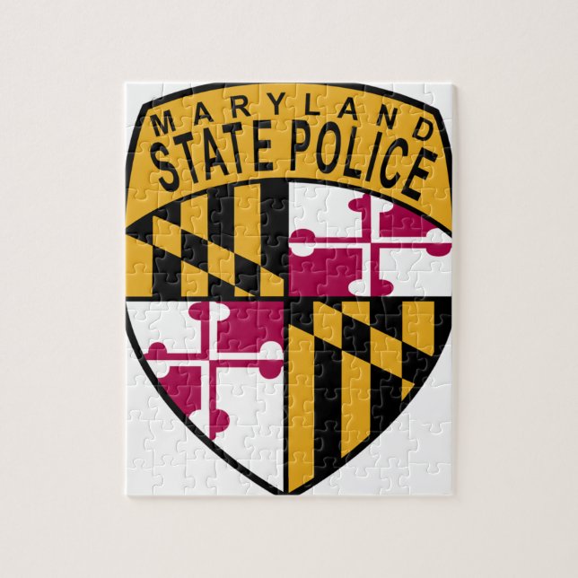 Maryland State Police Jigsaw Puzzle (Vertical)