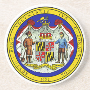 Maryland State Seal Coaster