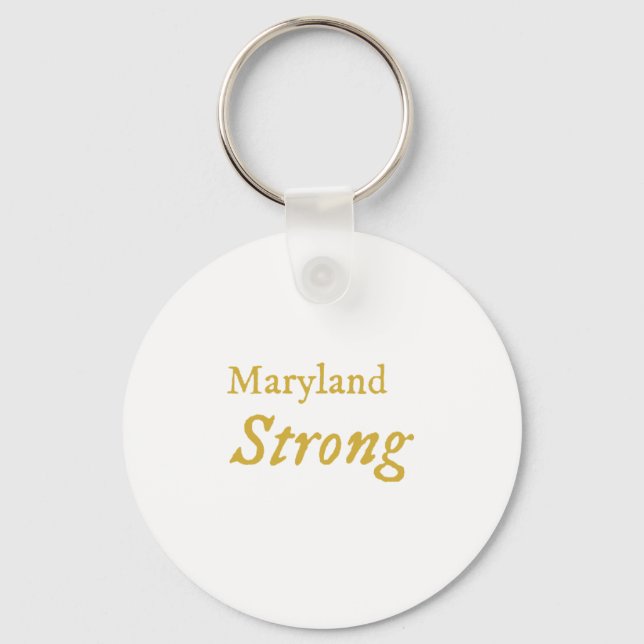 Maryland Strong   Key Ring (Front)