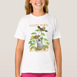 Maryland Territory Bird The Icterus galbula T-Shirt