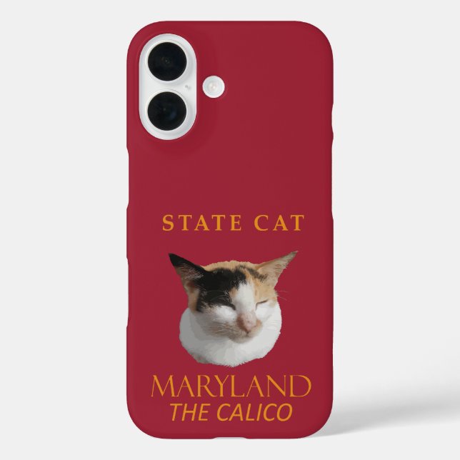 Maryland Territory Cat The Calico Case-Mate iPhone Case (Back)