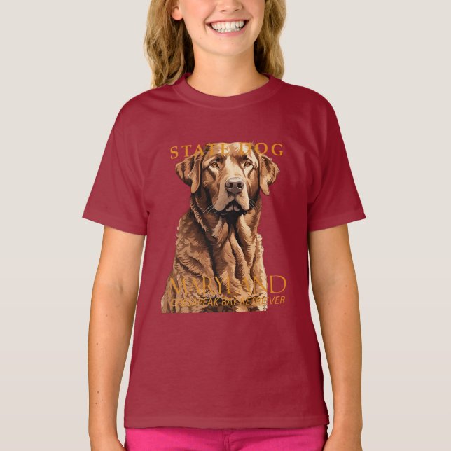 Maryland Territory Dog The Retriever 2 T-Shirt (Front)