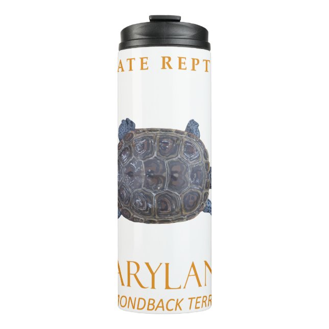 Maryland Territory Reptile The Freshwater Turtle Thermal Tumbler (Front)