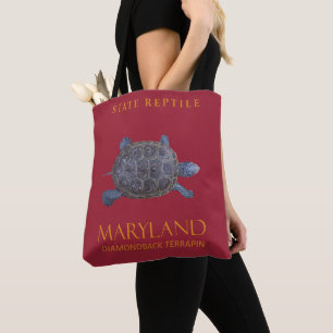 Maryland Territory Reptile The Freshwater Turtle Tote Bag