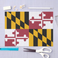 Maryland tissue paper, Maryland Flag tissue paper