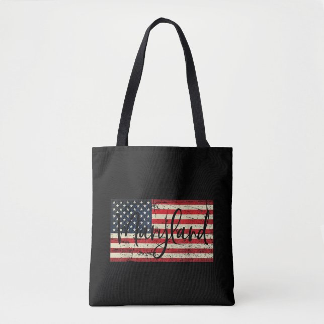 Maryland Tote Bag Canvas Tote (Front)