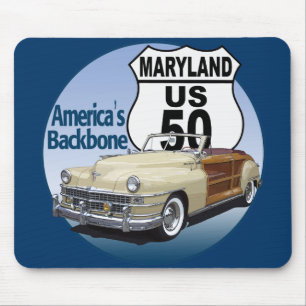 Maryland US Route 50 Mouse Pad