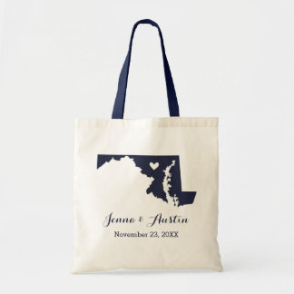 Maryland Wedding Welcome Tote Bag