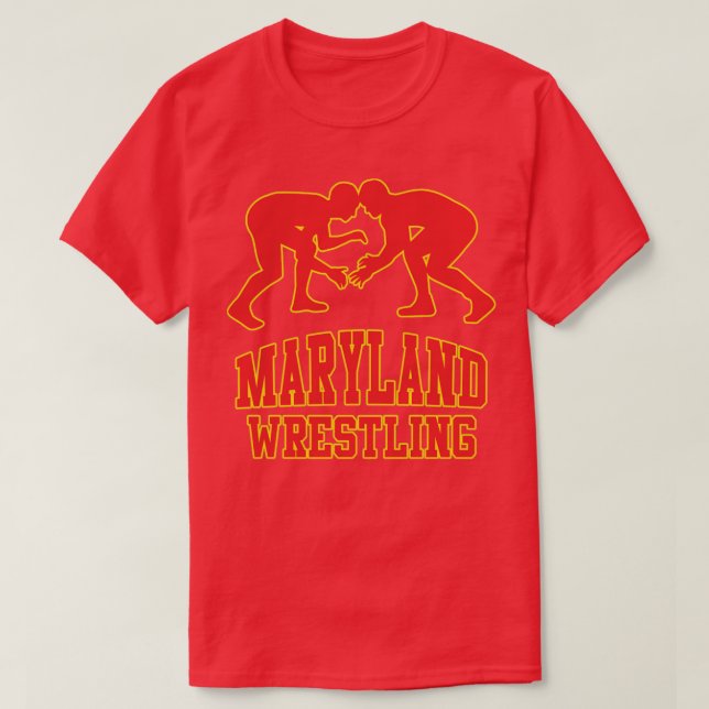 Maryland Wrestling  T-Shirt (Design Front)