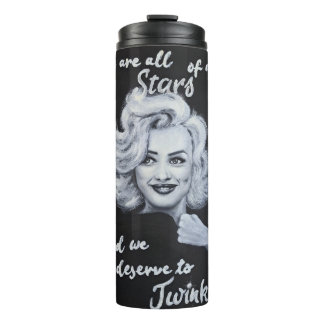 Marylin Monroe Portrait Perfection Love Yourself S Thermal Tumbler