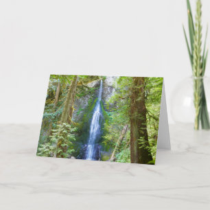 Marymere Falls I at Olympic National Park Card