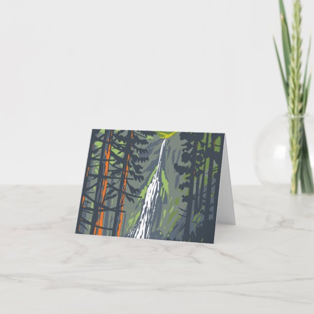 Marymere Falls Thank You Card (Front)