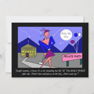 Mary's Night Out Card