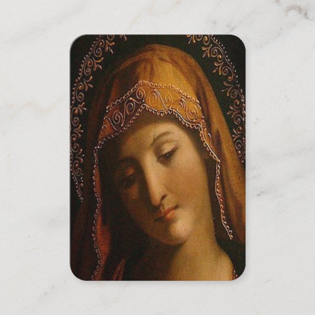 Marys Peace Prayer Card (Front)
