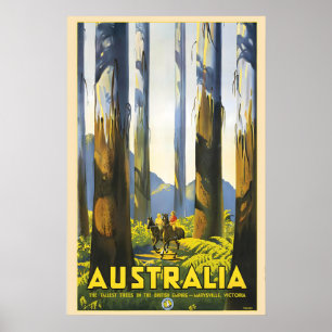 Marysville Victoria Australia Vintage Travel Poster