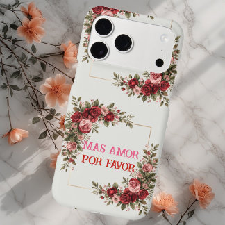 Mas Amor Por Favor Vintage Rose Frame Romantic