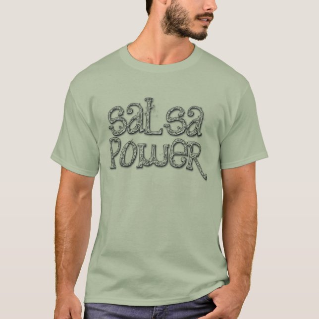Mas Salsa Power! T-Shirt (Front)