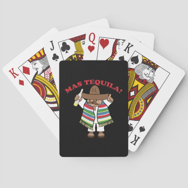 Mas Tequila! Playing Cards (Back)