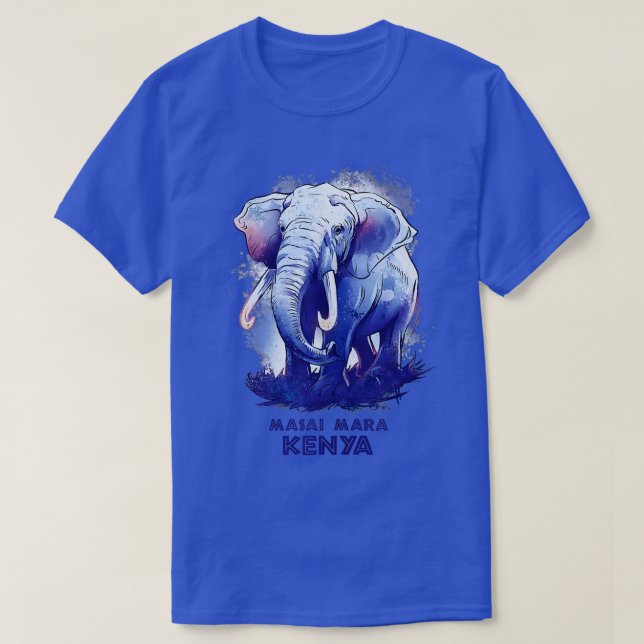 Masai Mara Kenya Safari National Park Game Reserve T-Shirt (Design Front)