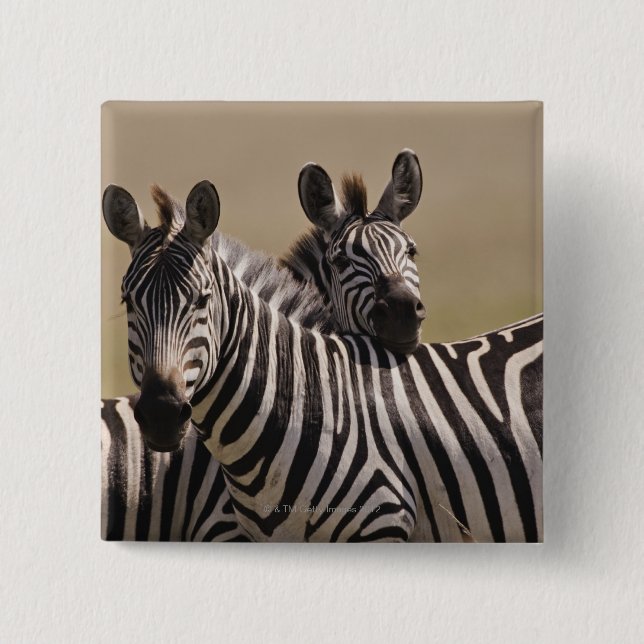 Masai Mara National Reserve, Kenya, Jul 2005 3 15 Cm Square Badge (Front)