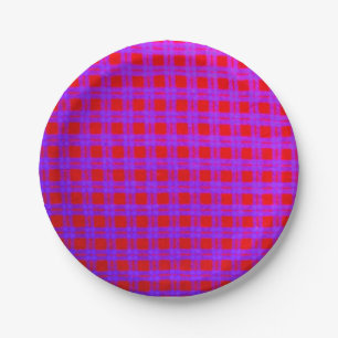 Masai Shuka Blanket Paper Plate