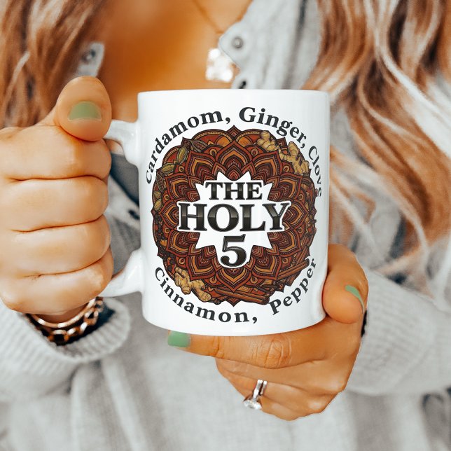 Masala Chai Holy Five Spice Blend Tea Coffee Mug (Creator Uploaded)
