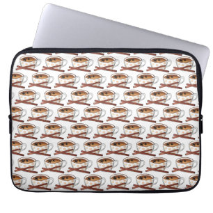 Masala Chai Teacup Indian Spiced Black Tea Cuppa Laptop Sleeve