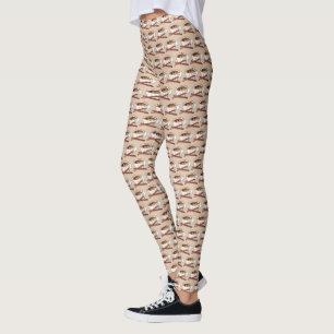 Masala Chai Teacup Indian Spiced Black Tea Cuppa Leggings